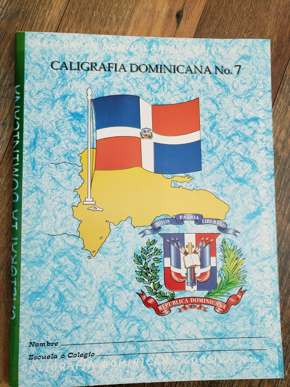 Caligrafia Dominicana Nivel 7 Libro Spanish Writing Republica Dominicana New